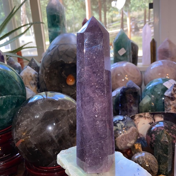 🔥SALE🔥 Purple Fluorite Crystal Tower! - Picture 4 of 17